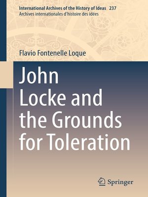 cover image of John Locke and the Grounds for Toleration